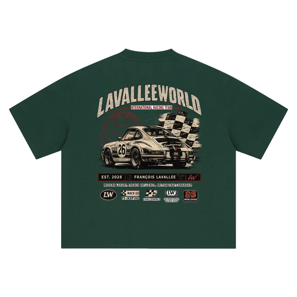 LAVALLEE racing team boxy tee