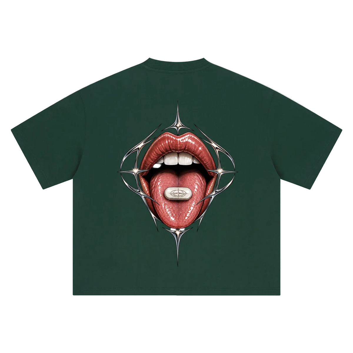 LAVALLEEWORLD pill boxy tee