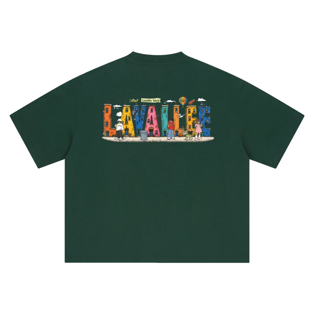 LAVALLEEWORLD cartoon graphic tee