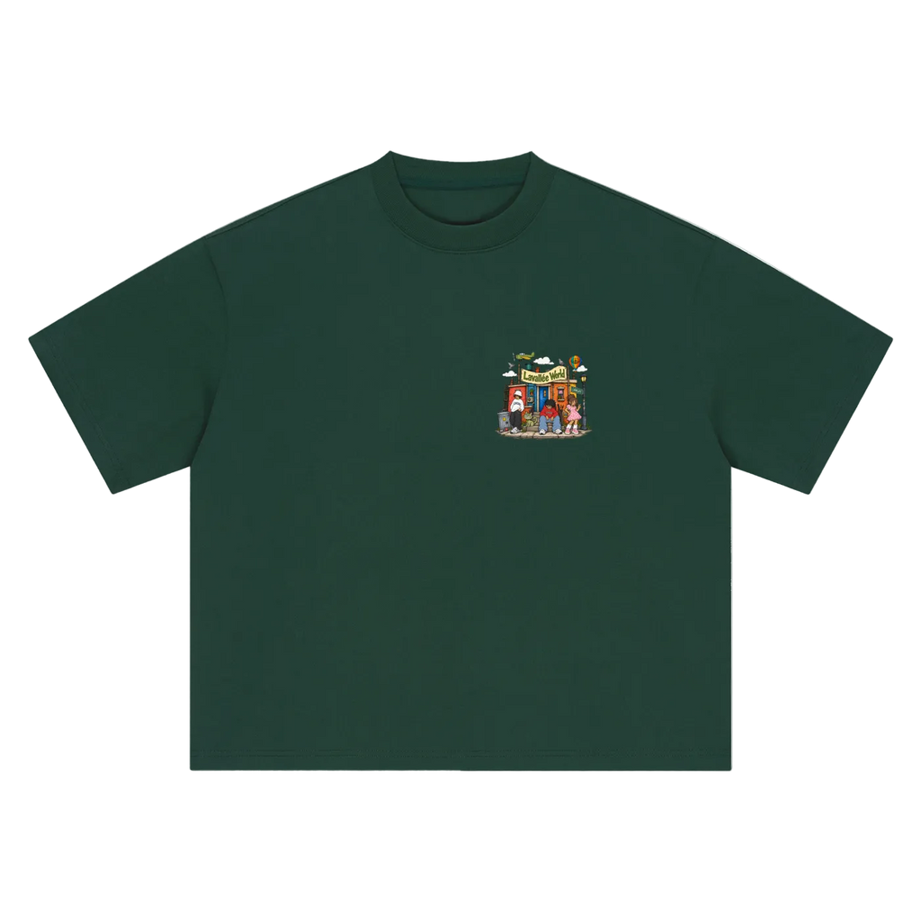 LAVALLEEWORLD cartoon graphic tee