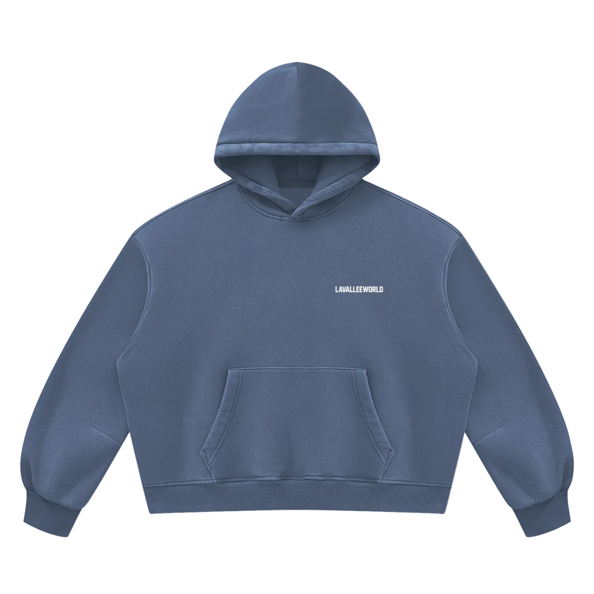 LAVALLEEWORLD vintage wash hoodie