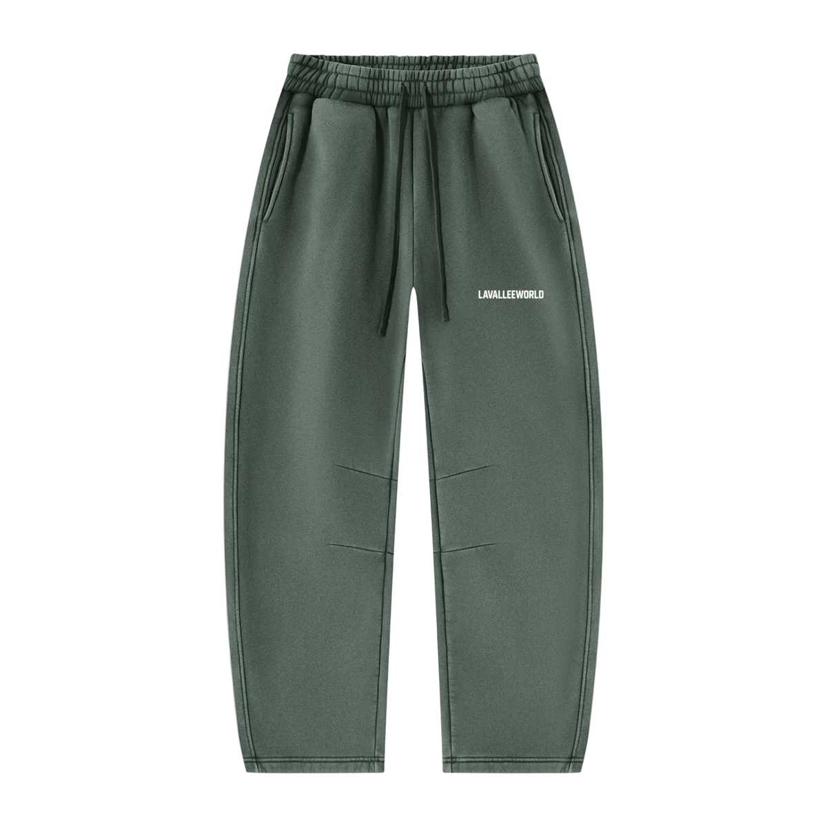 LAVALLEEWORLD vintage wash joggers