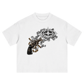 LAVALLEEWORLD gun smoke tee