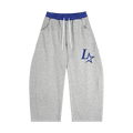 LAVALLEEWORLD l star wide leg joggers