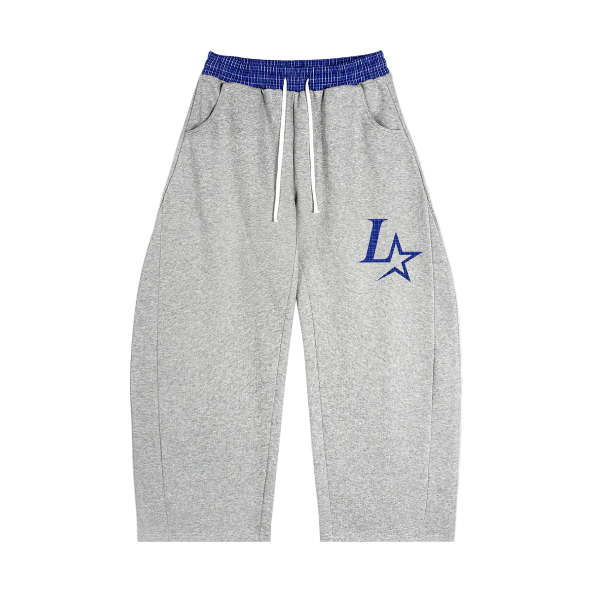 LAVALLEEWORLD l star wide leg joggers