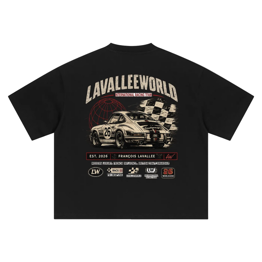 LAVALLEE racing team boxy tee