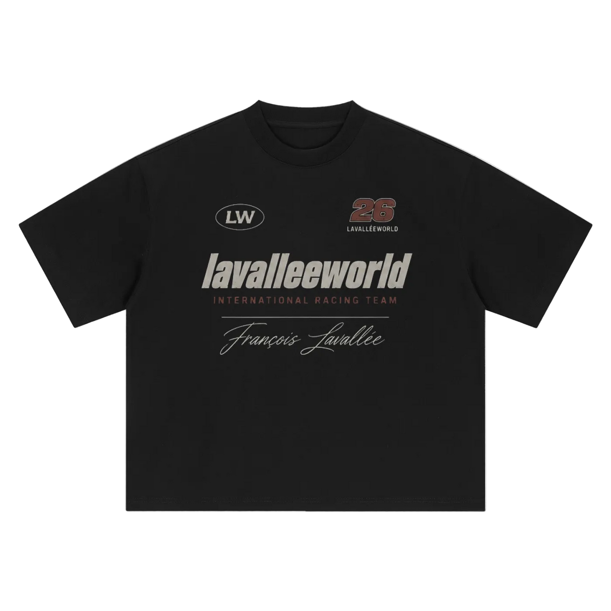 LAVALLEE racing team boxy tee