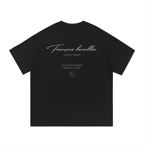 Lavallée signature tee - black