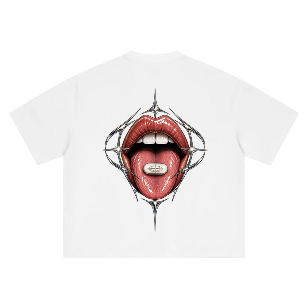 LAVALLEEWORLD pill boxy tee