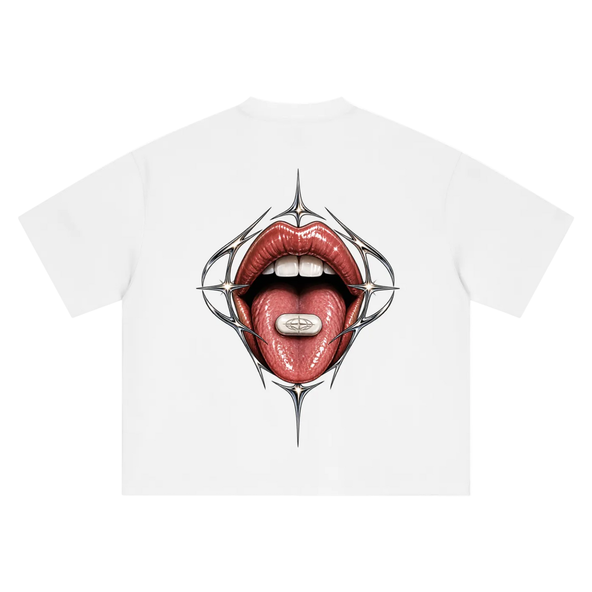 LAVALLEEWORLD pill boxy tee